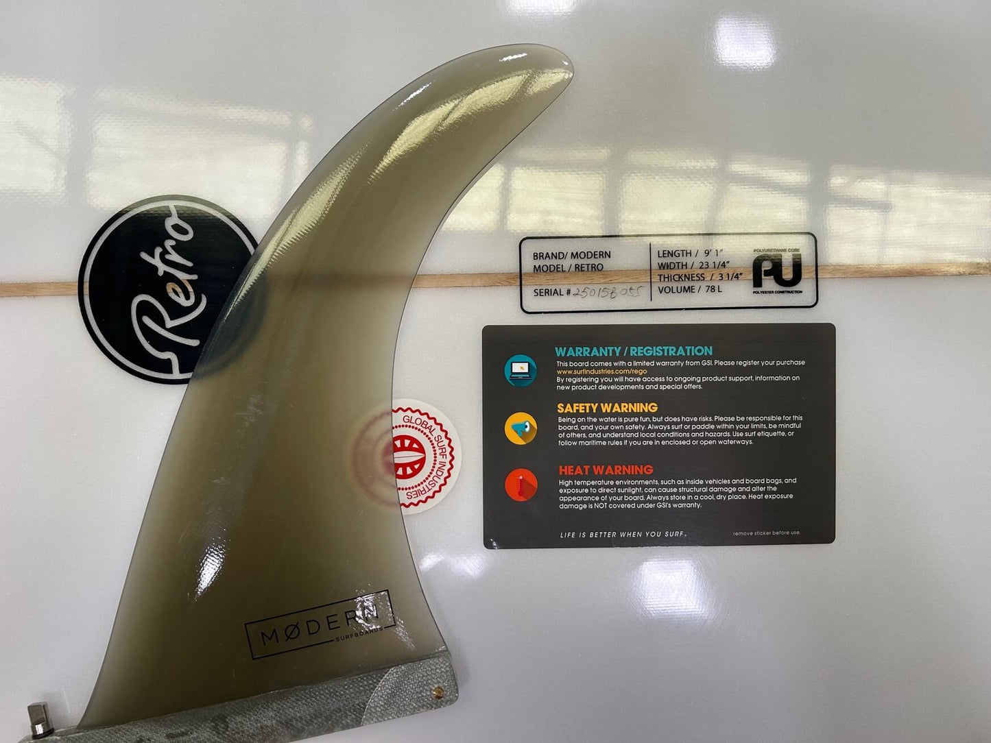 9'1 Modern Retro Sea Glass