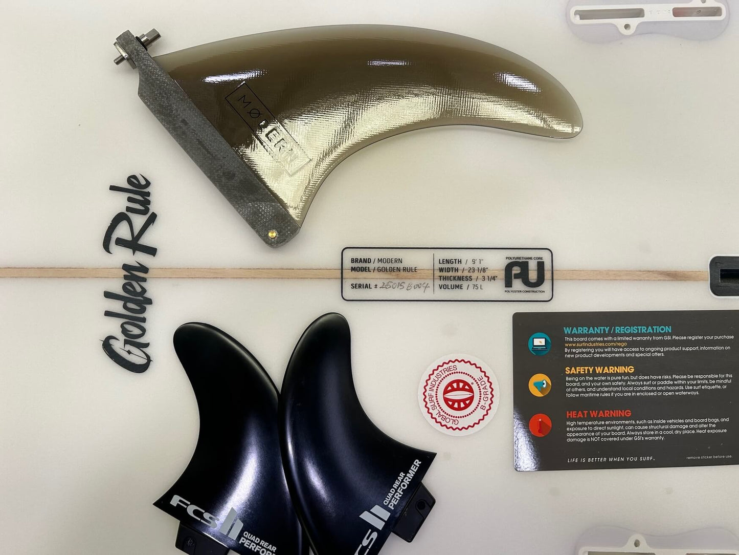 9'1 Golden Rule clear 75 litres