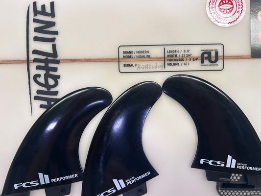 6'0 Modern Highline Clear 42Litres