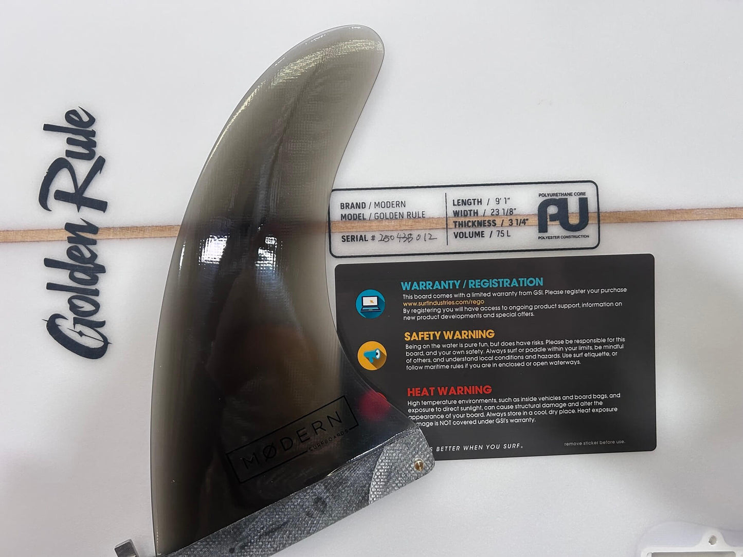 9'1 Golden Rule 75 Litres