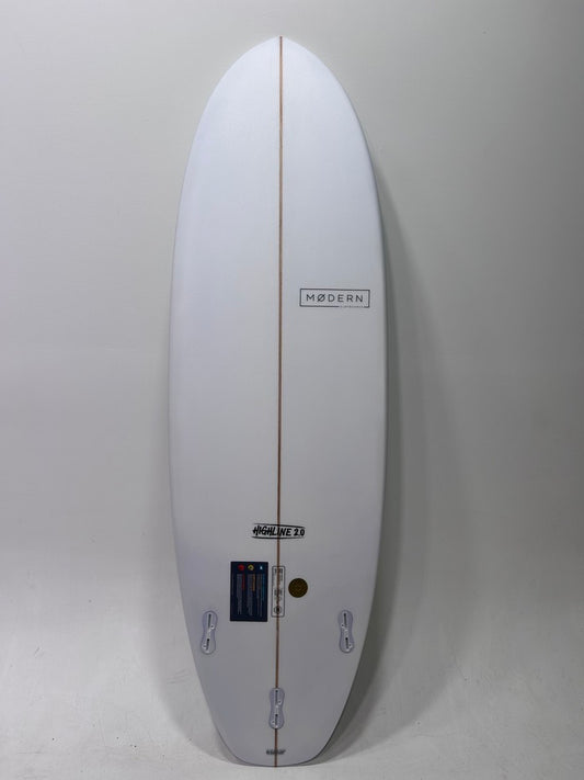 6'6" Highline 2.0 Pine Green 51 litres