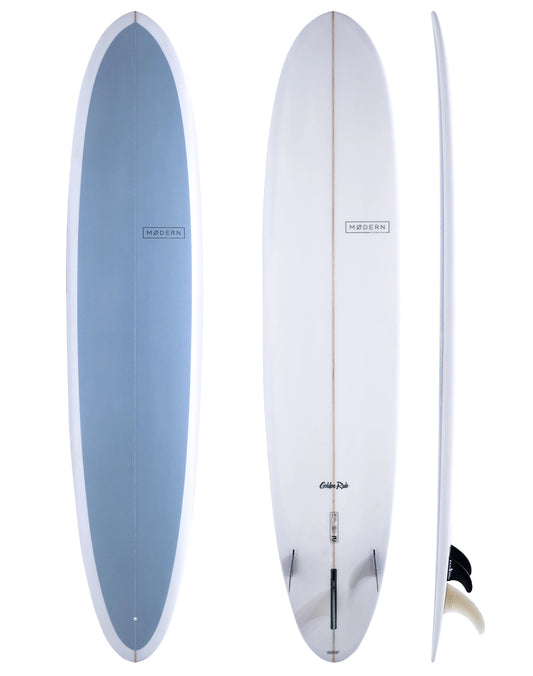 Modern Surfboard Golden Rule Longboard - blue steel color
