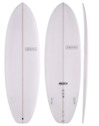 Modern Highline 2.0 clear surfboard