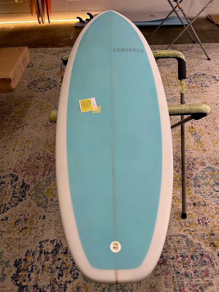 6'8" Modern Falcon Blue 43 Litres