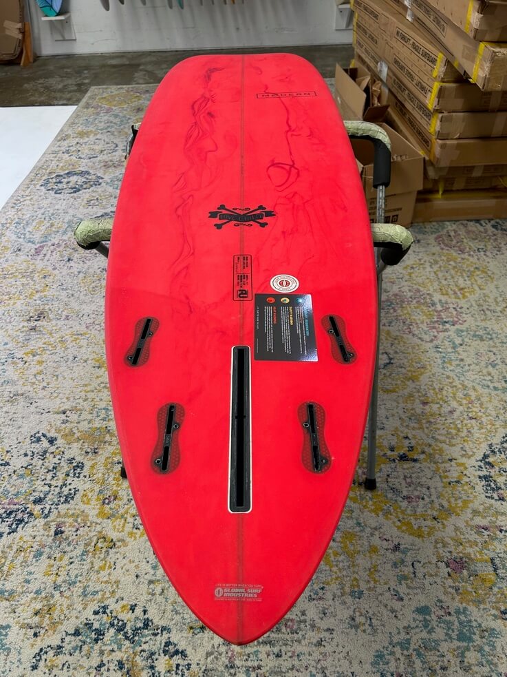 8'0" Modern Lovechild Red 66 Litres