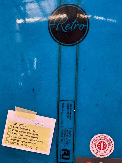 9'1 Modern Retro Blue Tint