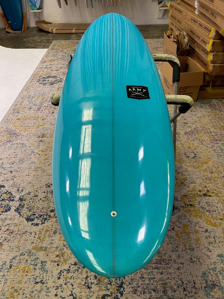 8'1" Creative Army Huevo PU BLUE 59 Litres #2