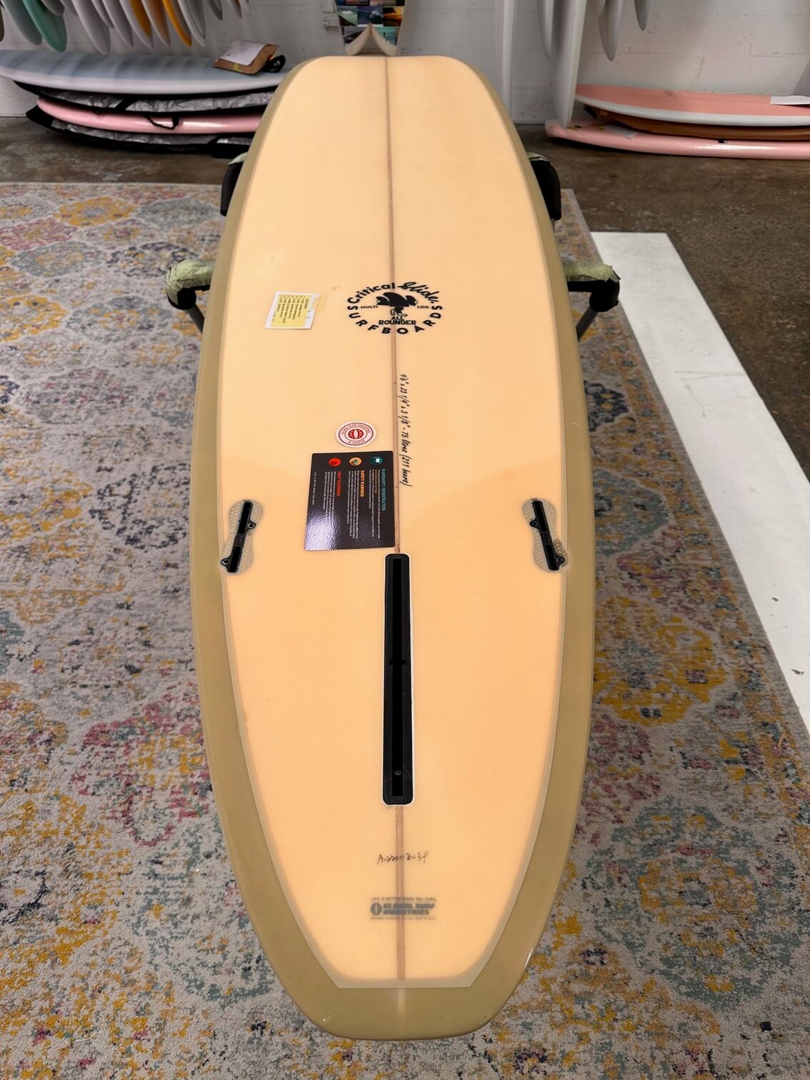 9'6" TCSS ALLROUNDER - PU Straw 75 litres #2