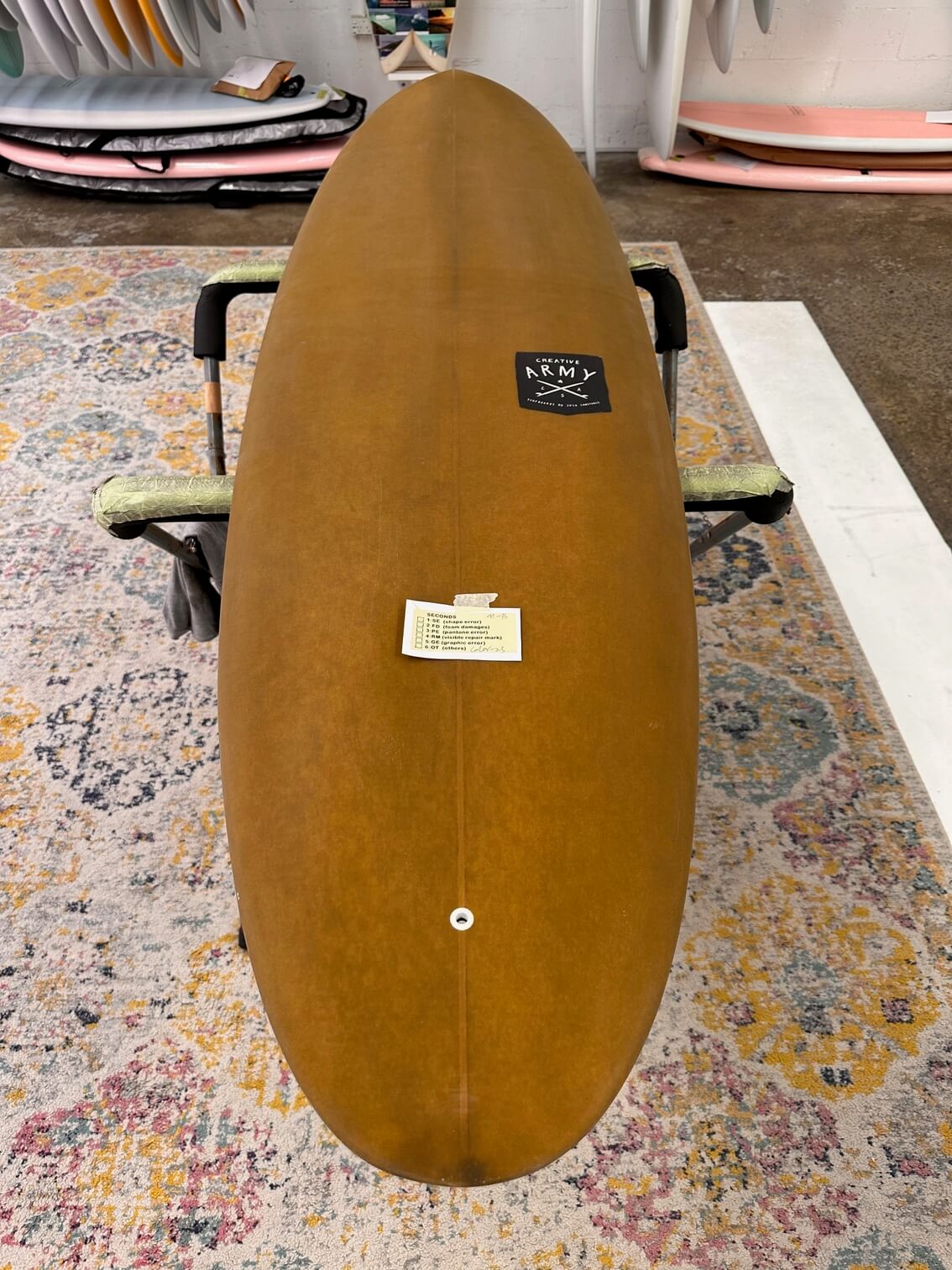 6'10" Creative Army Huevo PU 44Litres