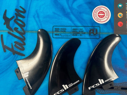 6'0 Falcon Blue Swirl 35 litres#2