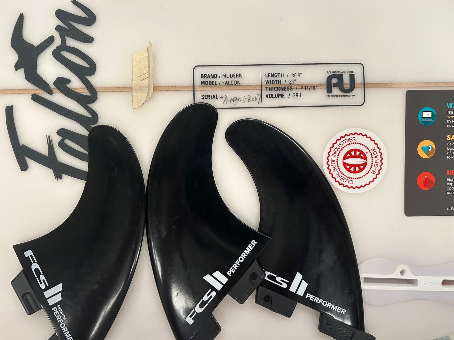 6'4 Modern Falcon Factory Second