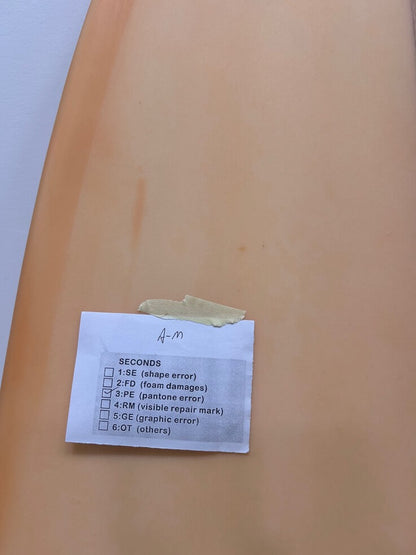 7'4' Salt Gypsy Mid Tide Peachfuzz 51 litres