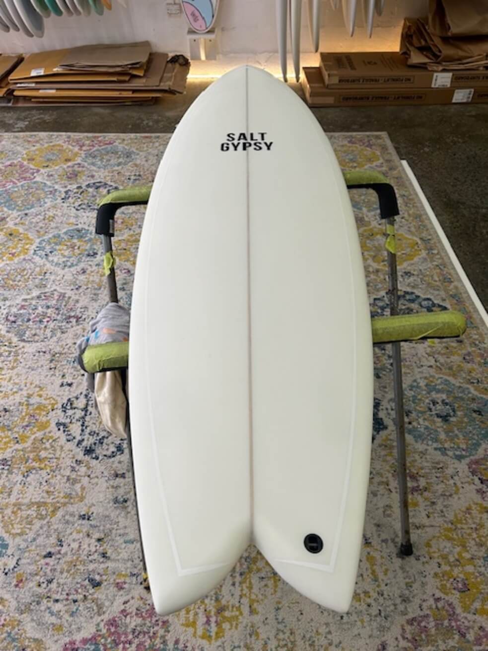 5'11 Shorebird Twin White