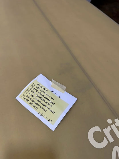 9'6" TCSS ALLROUNDER - PU Straw 75 litres