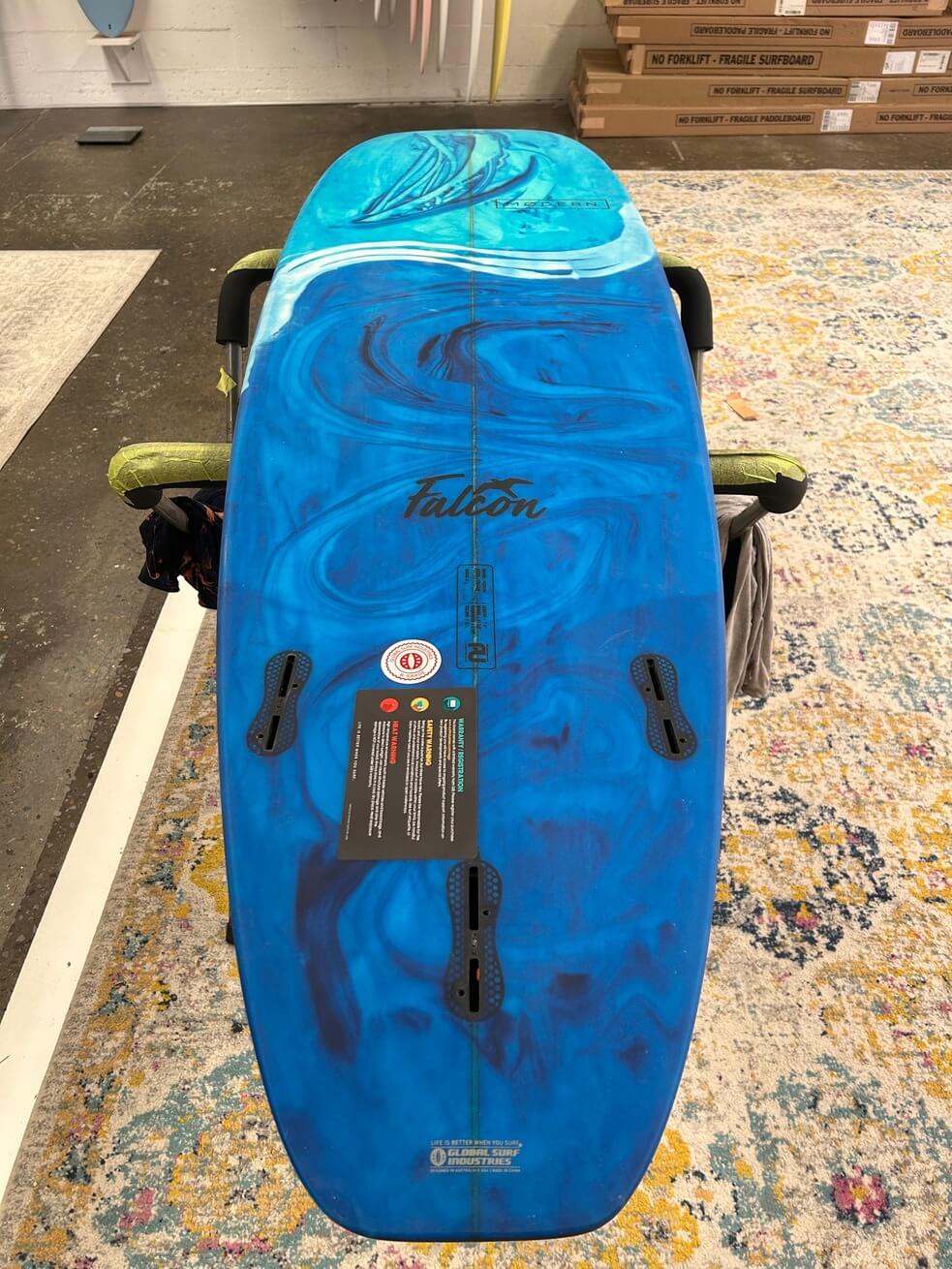 7'6" Modern Falcon Blue Swirl#2