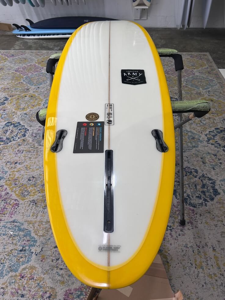 6'10" Creative Lemon Huevo PU 44Litres