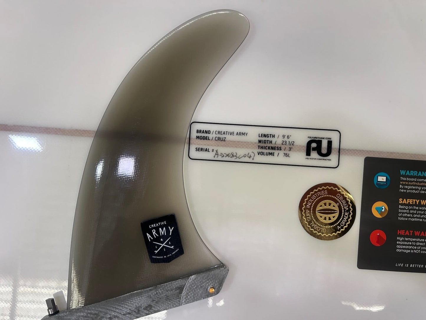 9'6" CREATIVE ARMY Cruz PU