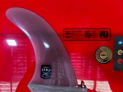 9'6" CREATIVE ARMY Cruz PU Red 76 litres