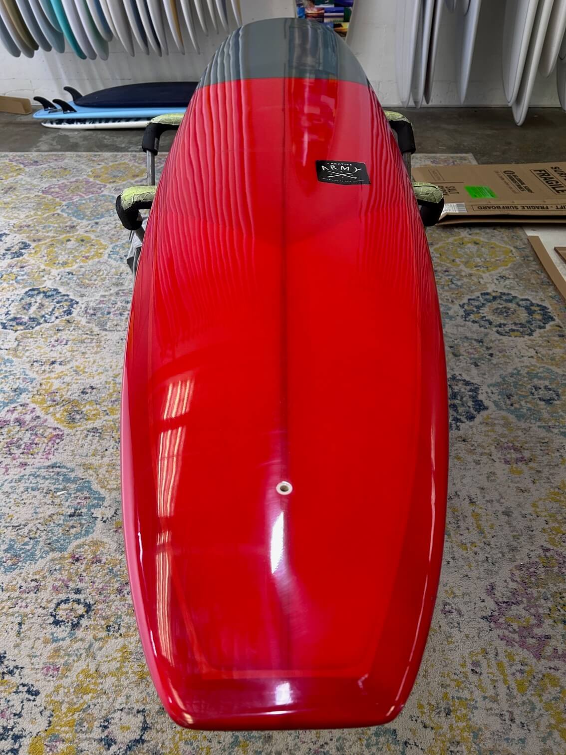 9'6" CREATIVE ARMY Cruz PU Red 76 litres