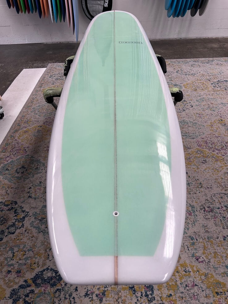 9'6" Modern Retro Sea green 86 Litres