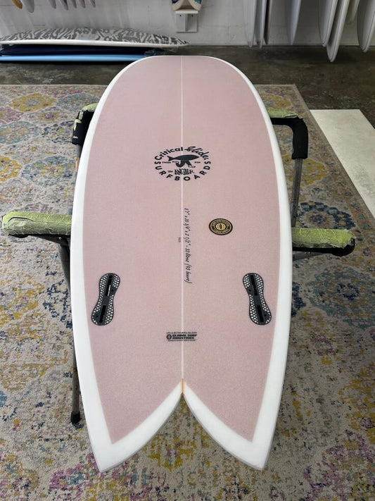 5'7"TCSS The Angler - PU twin 33 Litres
