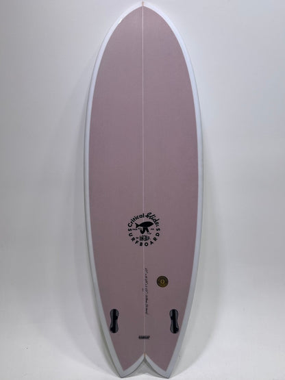 5'7"TCSS The Angler - PU twin 33 Litres