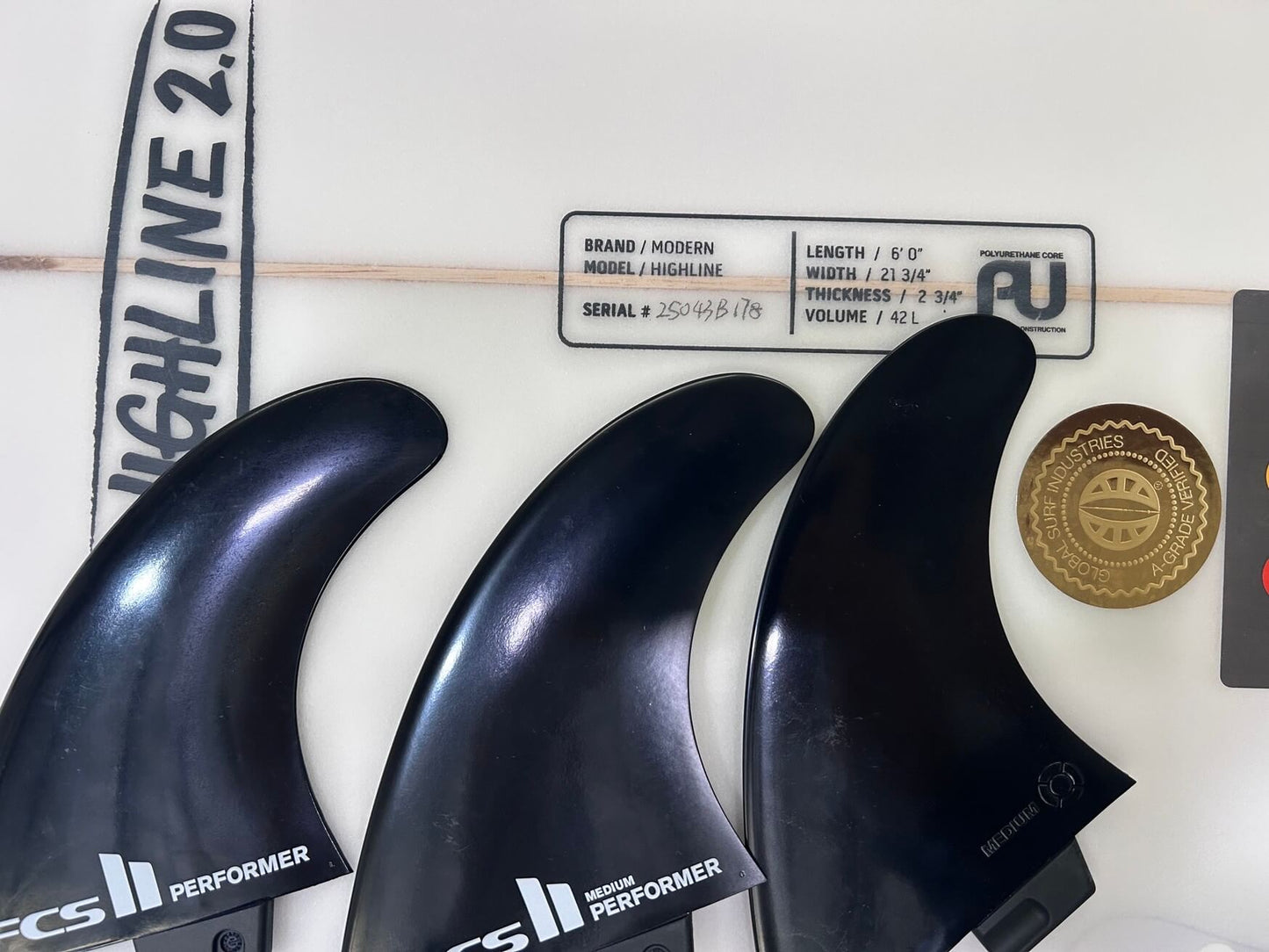 6'0" Highline 2.0 Blue 42Litres