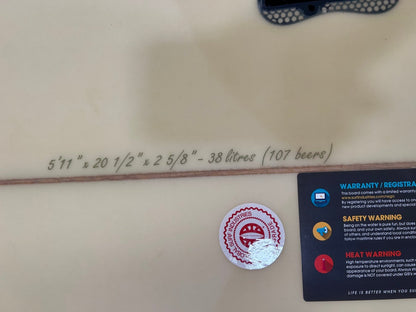 5'11" TCSS ANGLER TWIN Articoke