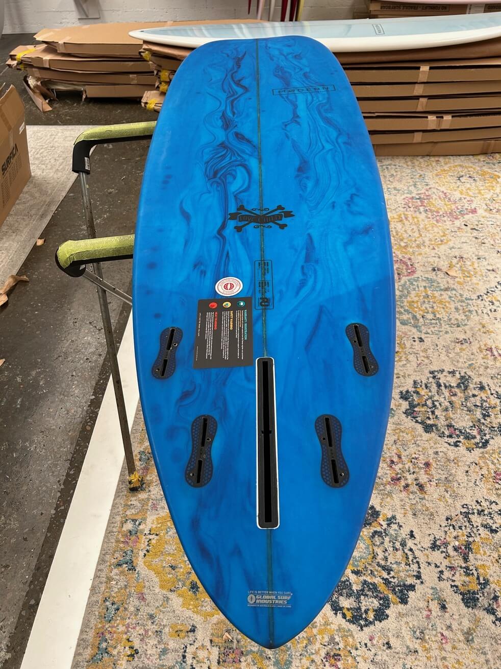 7'6" Modern Lovechild Blue Tint Global Surf Industries Australia
