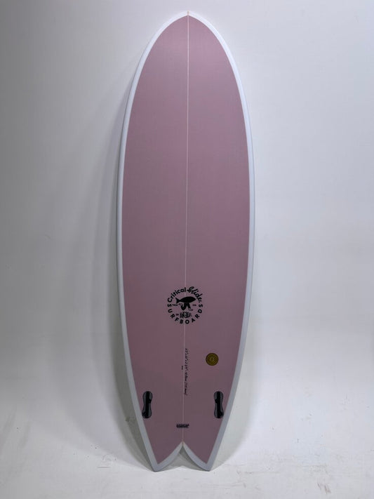 6'3" TCSS The Angler - PU twin 42 Litres