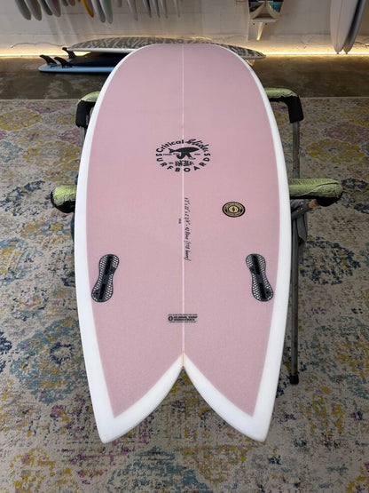 6'3" TCSS The Angler - PU twin 42 Litres