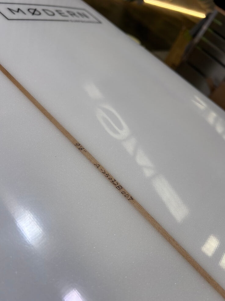 9'6" Modern Retro Sea green 86 Litres