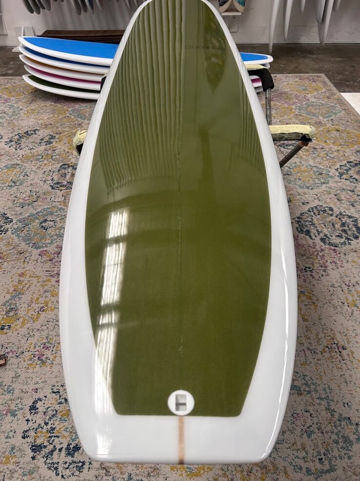 9'1 Modern Retro green 78 Litres