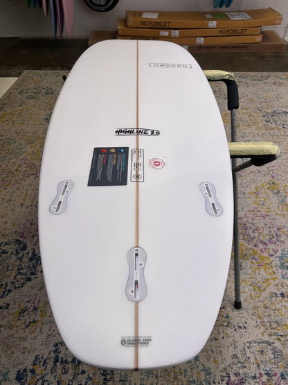 6'3" Highline 2.0 Sea Green 46 litres