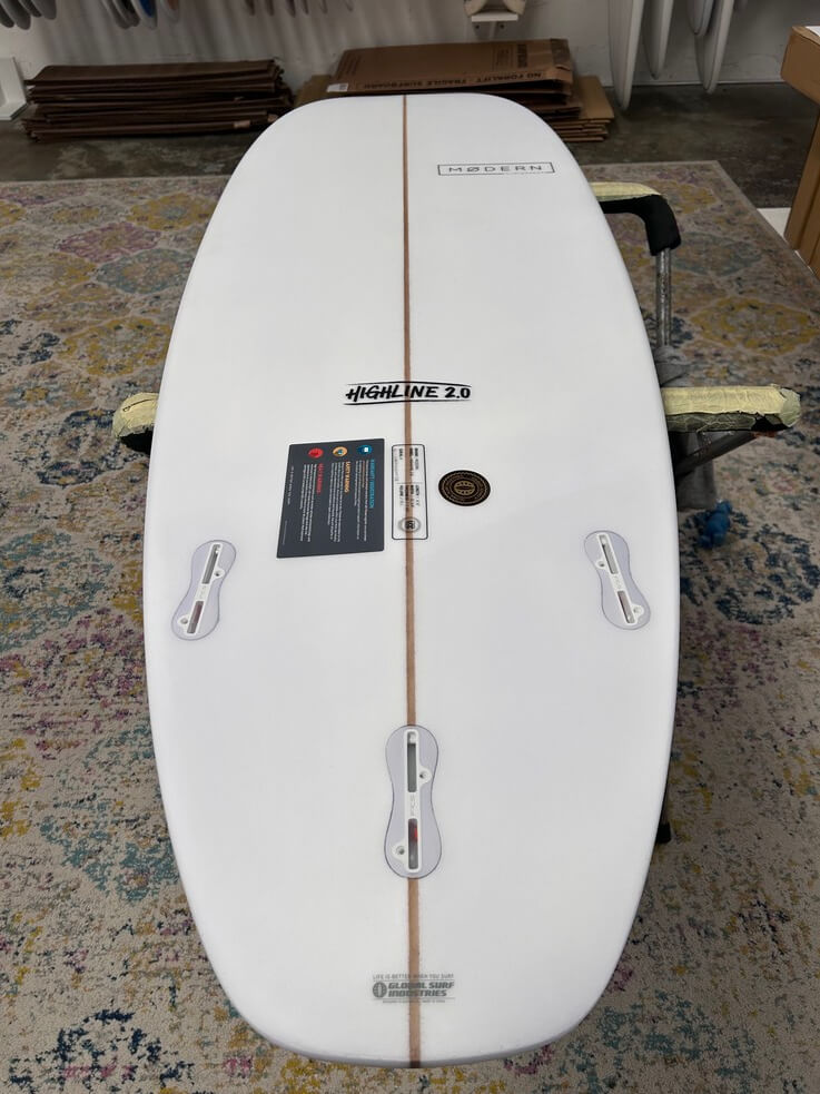 6'6" Highline 2.0 Golden Orange 51 litres