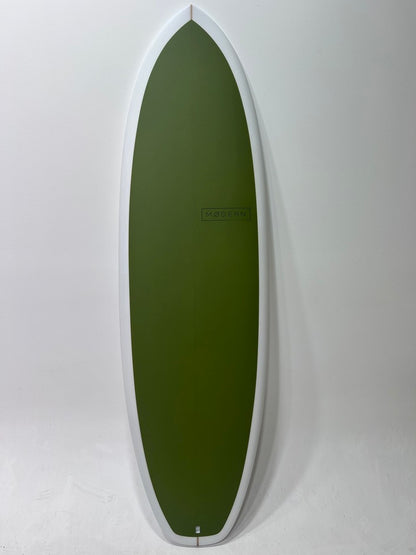 6'6" Highline 2.0 Pine Green 51 litres