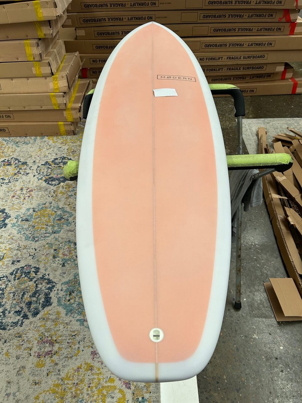 6'8" Modern Falcon Pink