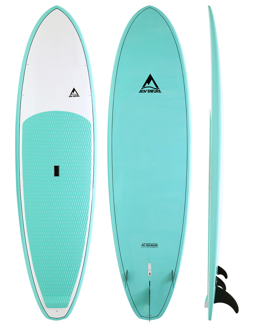 Adventure Paddleboarding All Rounder - green and white stand up paddleboard