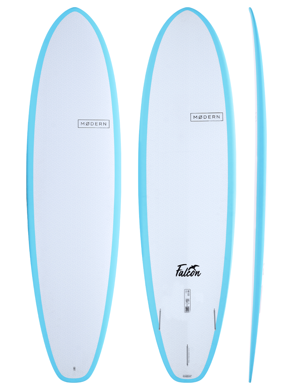 Modern surfboard Falcon - tmrw tech construction