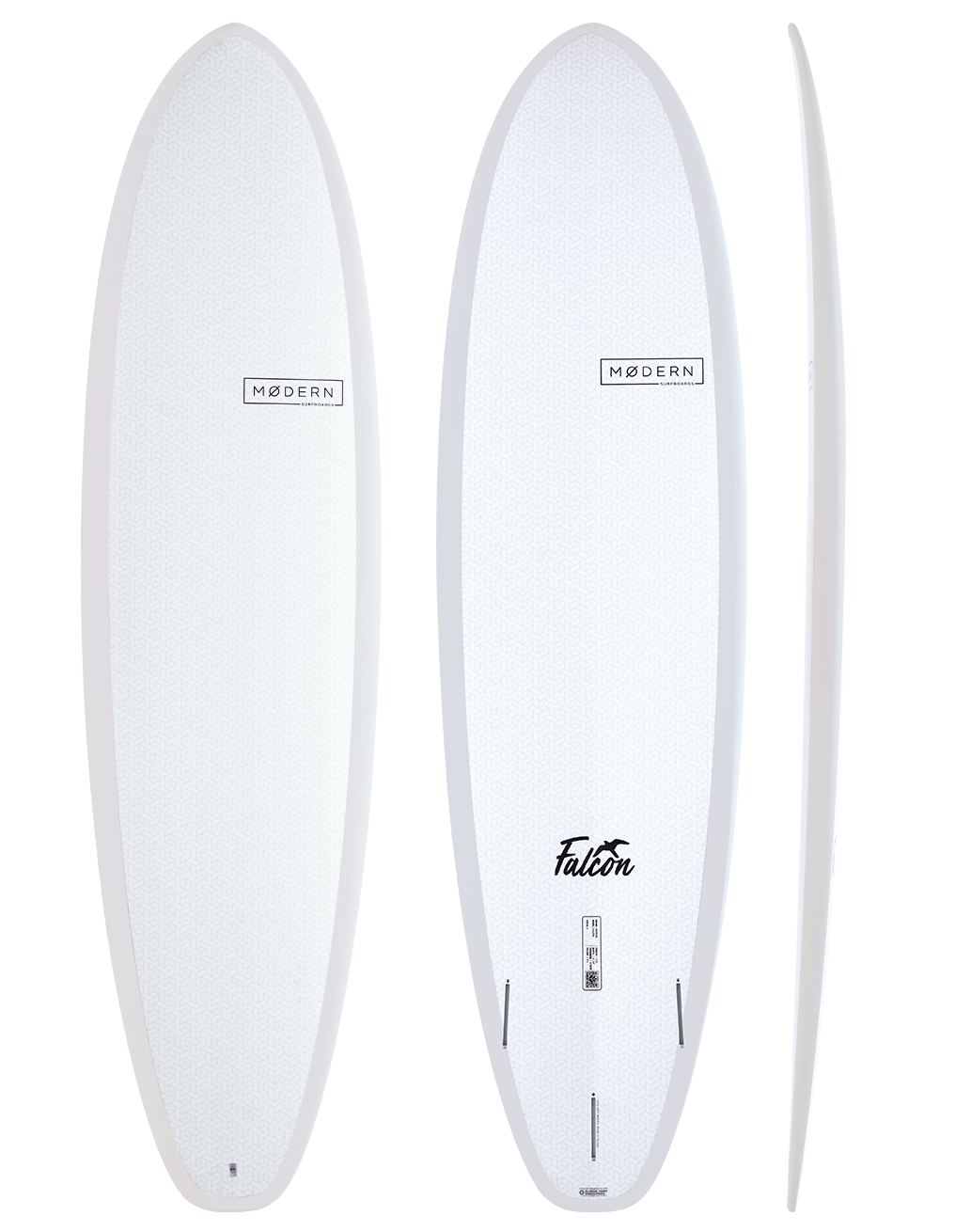 Modern surfboard Falcon - tmrw tech construction