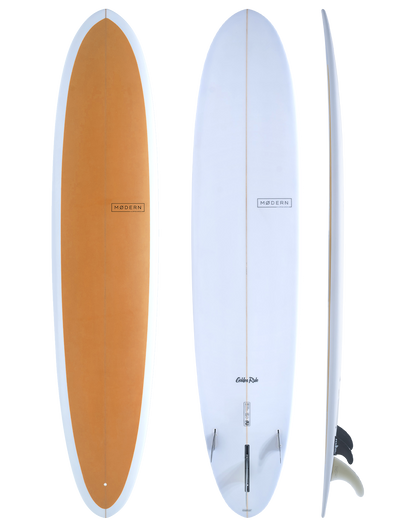 Modern Surfboards Golden Rule longboard - golden orange.