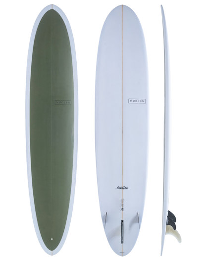 Modern Surfboards Golden Rule longboard - pine green.