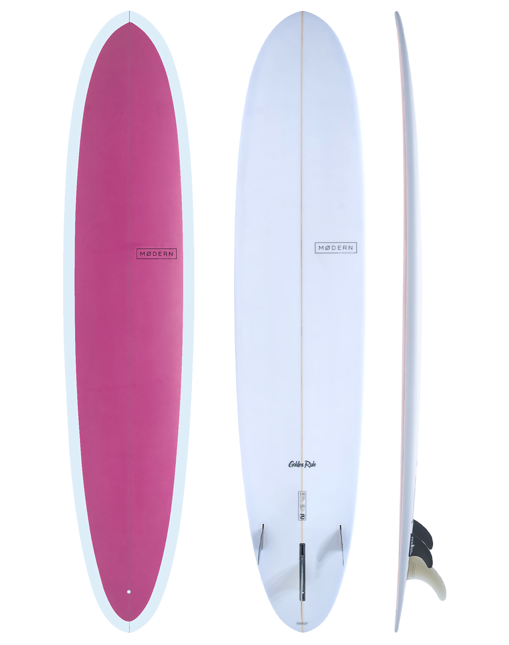 Modern Surfboards Golden Rule longboard - watermelon pink.
