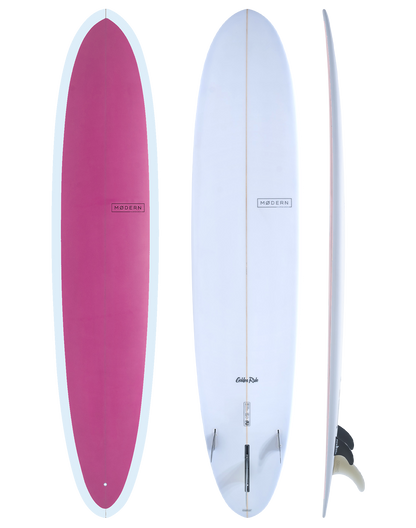 Modern Surfboards Golden Rule longboard - watermelon pink.