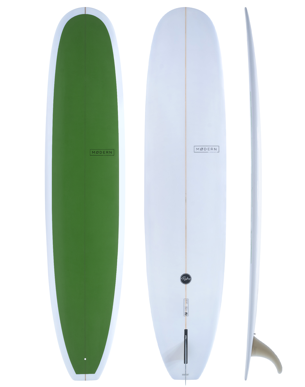 Modern Surfboards Retro longboard - pine green