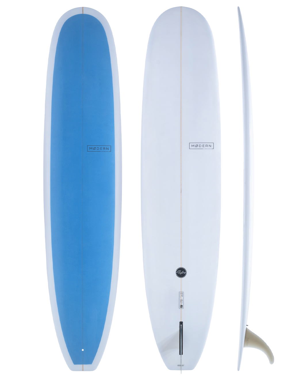 Modern Surfboards Retro longboard - sea note blue