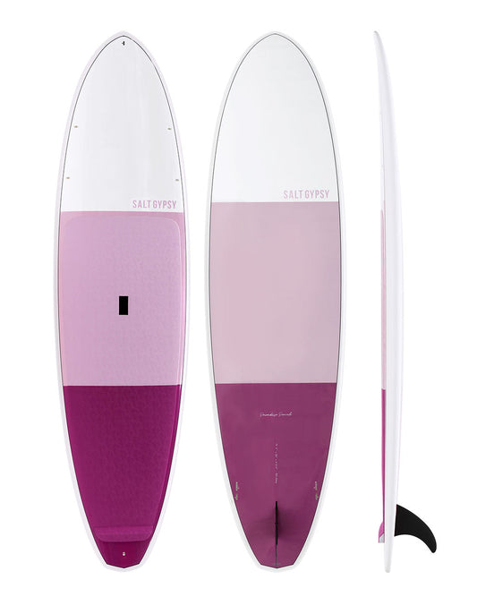 Salt Gypsy Surfboards - Paradise Punch two tone pink stand up paddleboard