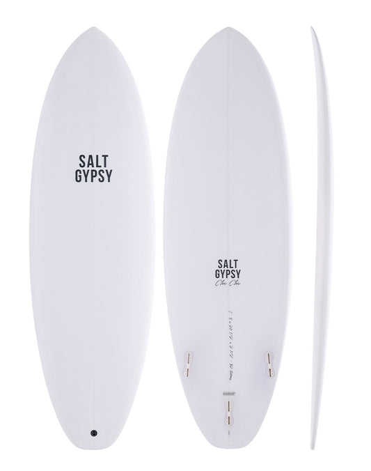 Salt Gypsy Chi Chi white shortboard 