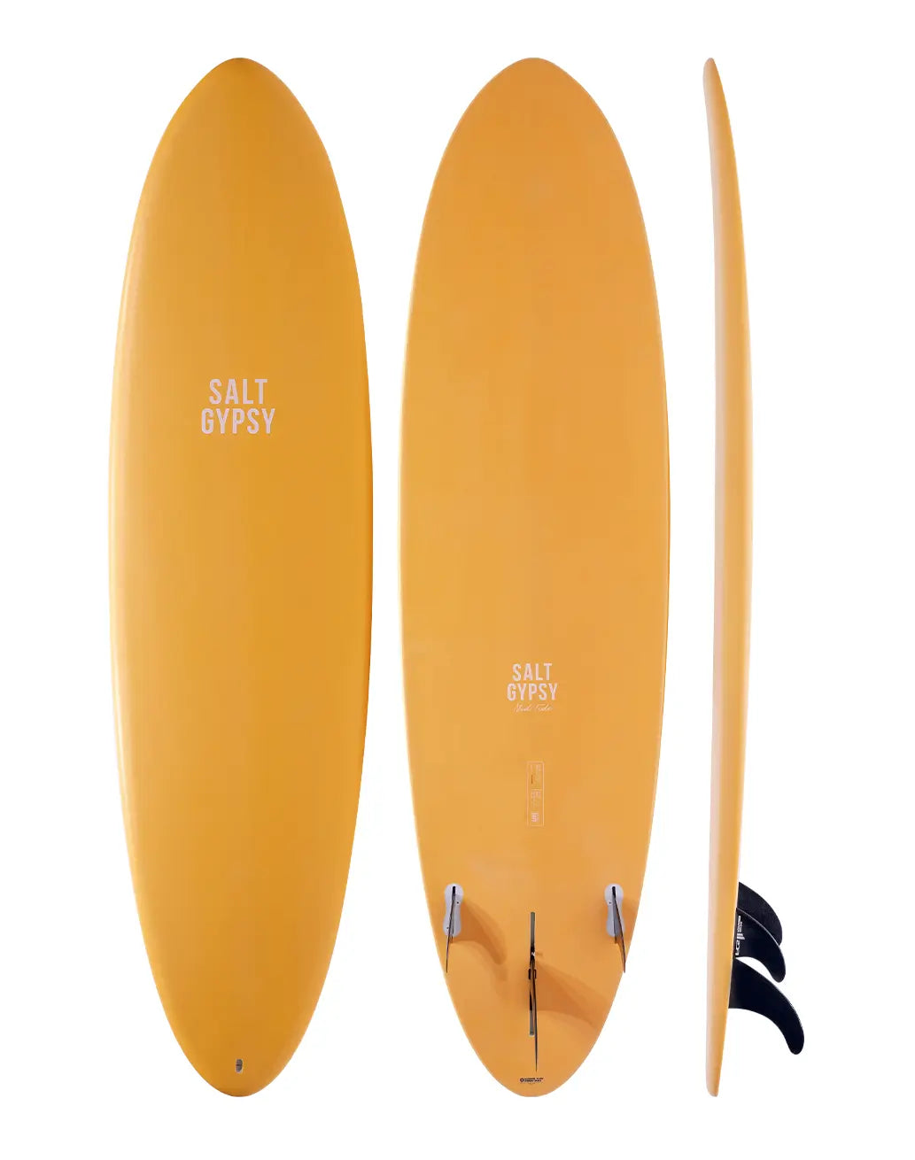 Salt Gypsy mid tide soft surfboard - hot mango