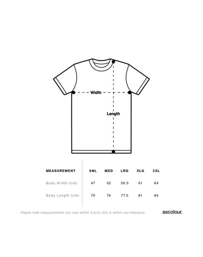 Feeling Swell Mens Classic Tshirt sizing